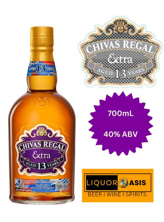 Chivas Regal - Extra 13 Years Old Bourbon Cask Blended Scotch Whisky (700mL)