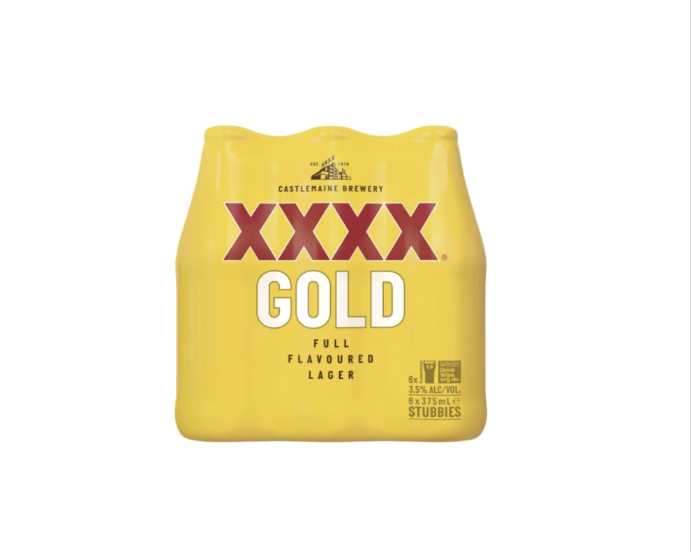 XXXX - Gold Lager Bottle (375 mL)