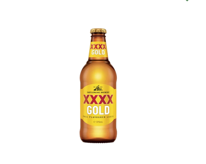 XXXX - Gold Lager Bottle (375 mL)