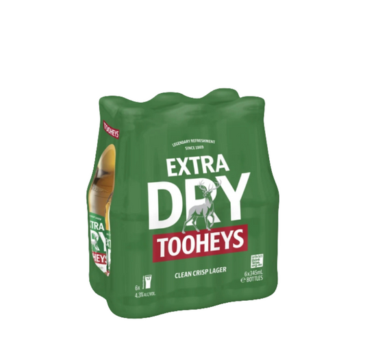 Tooheys - Extra Dry Bottles (345 mL)