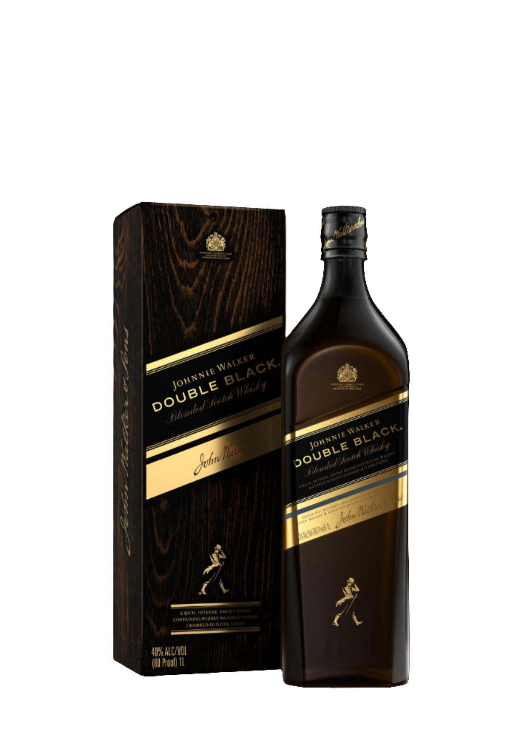 Johnnie Walker - Double Black Blended Scotch Whiskey (1000 mL)