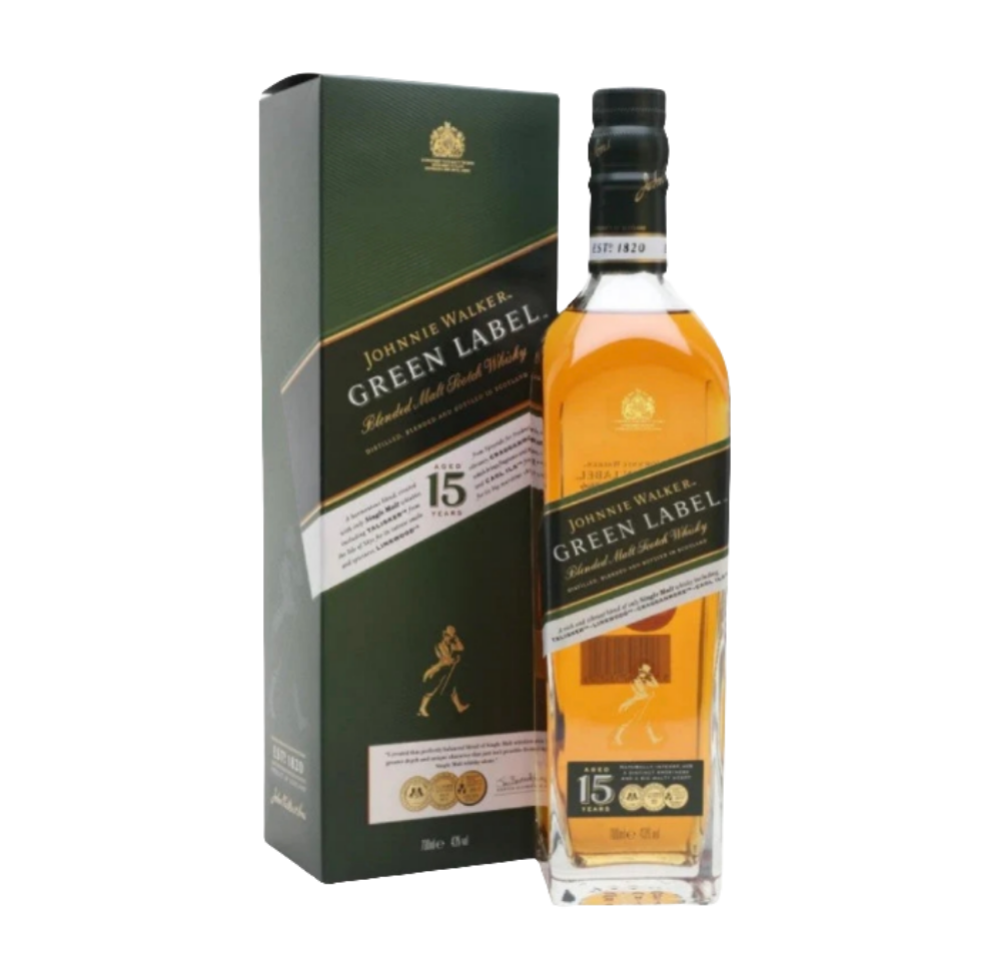 Johnnie Walker - Green Label 15 Year Old Blended Scotch Whiskey (700 mL)