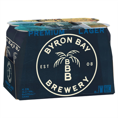 Byron Bay Brewery - Premium Lager Can 375mL