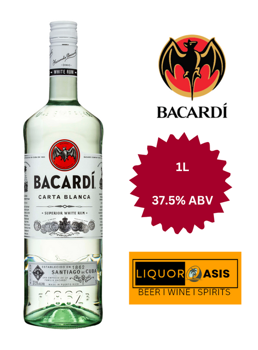 Barcardi - Carta Blanca Superior White Rum (1000 mL)