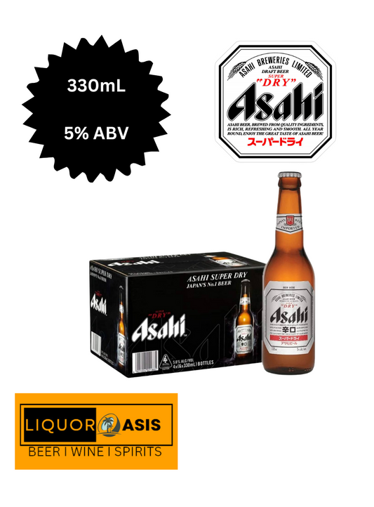 Asahi - Super Dry Japanese Premium Lager Beer 330mL