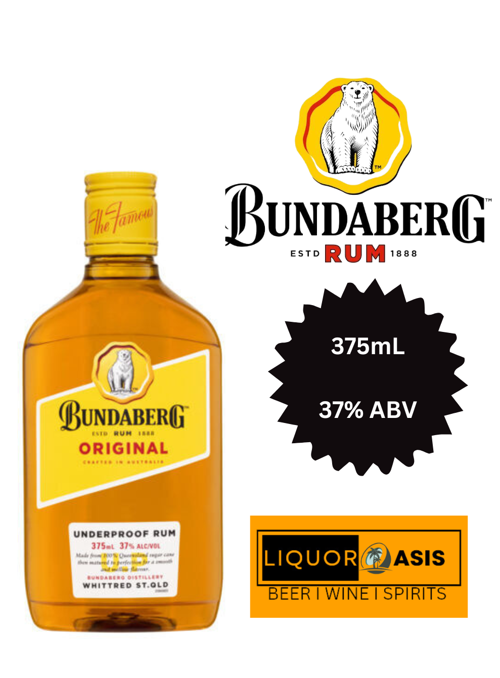 Bundaberg -  Original Rum  (375mL)