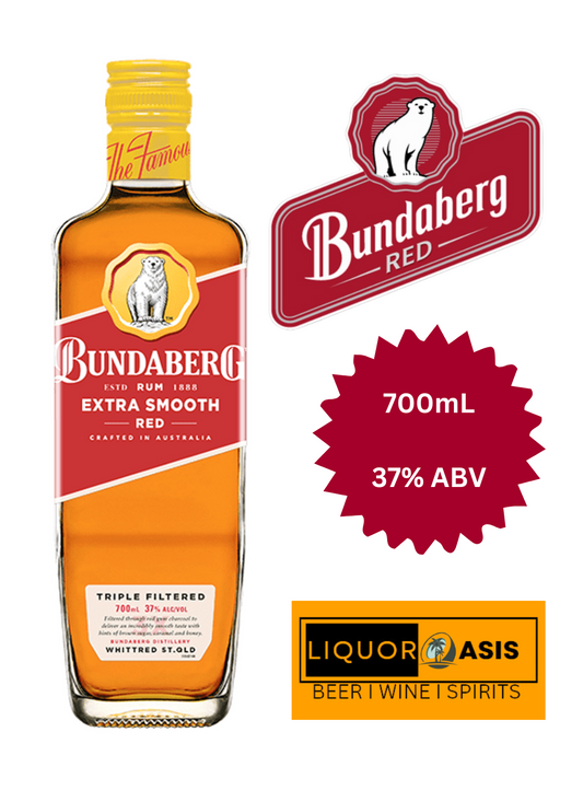 Bundaberg- Extra Smooth Red Rum (700mL)